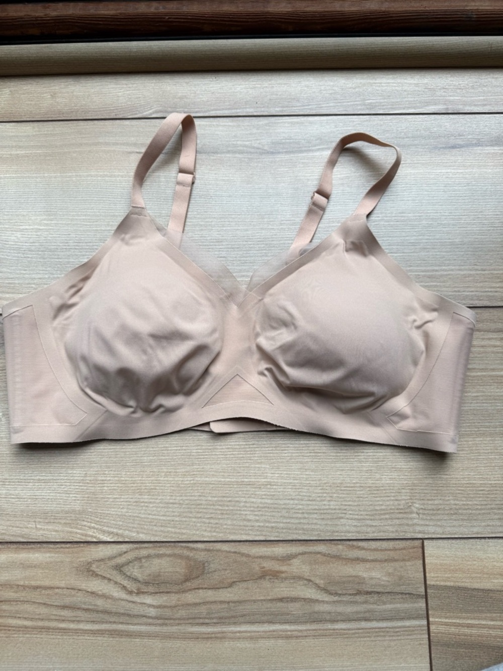 HoneyLove Liftwear Crossover Beige Padded Wire Free Bra
